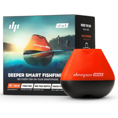 Sondeur lançable - DEEPER - START - Wi-Fi - profondeur 50 m - portable
