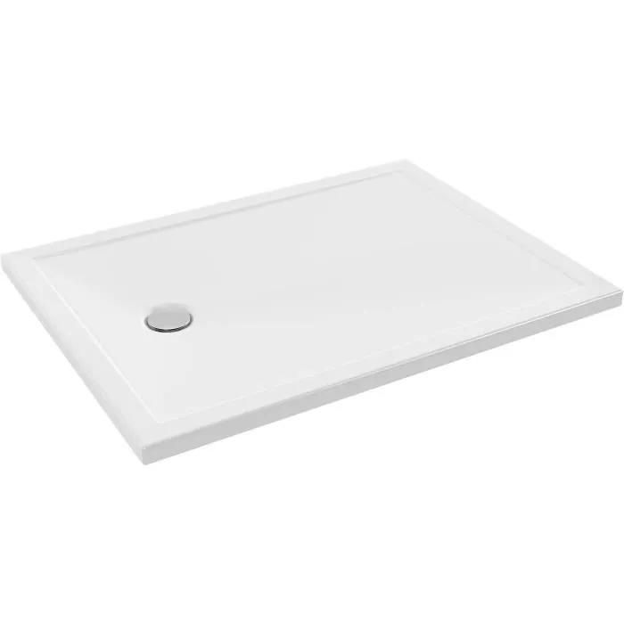 Receveur de douche extra-plat - JACOB DELAFON - Gaspard - 120x90cm - Céramique - Bonde a droite - Blanc