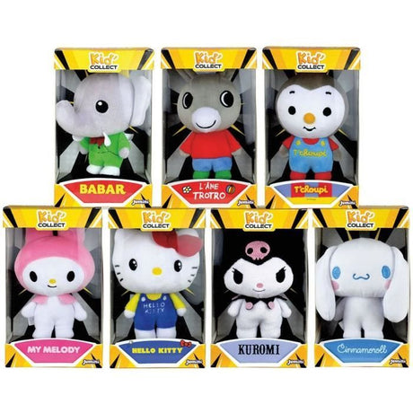 Peluche a collectionner Kuromi - JEMINI - Hello Kitty - Kid'collect +/- 13 cm