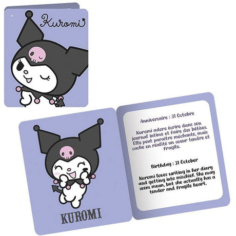Peluche Kawai Kuromi - JEMINI - HELLO KITTY -  13 cm