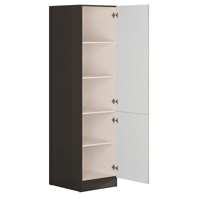 JUNONA Colonne de cuisine 2 Portes ouverture a droite  - L 50 x H 196 x P 46 cm - Chene sonoma