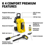 Nettoyeur haute pression KARCHER K 4 Comfort Premium - 420 L/h - 1800 W - 130 bar