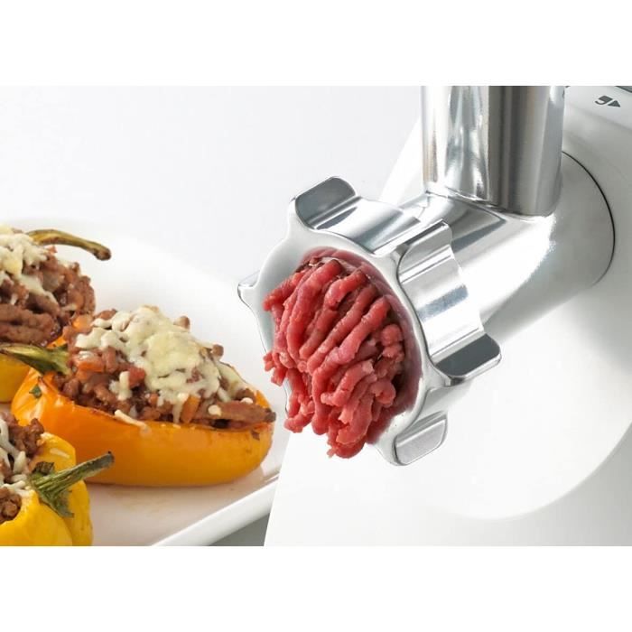 Hachoir a viande KENWOOD - MG360 - 1400 W - Acier Inoxydable - Blanc/Gris