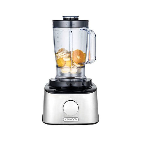 Robot multifonction Inox KENWOOD MultiPro Compact FDM301SS - Blender, presse agrumes, 3 disques, double fouet, pétrin, spatule