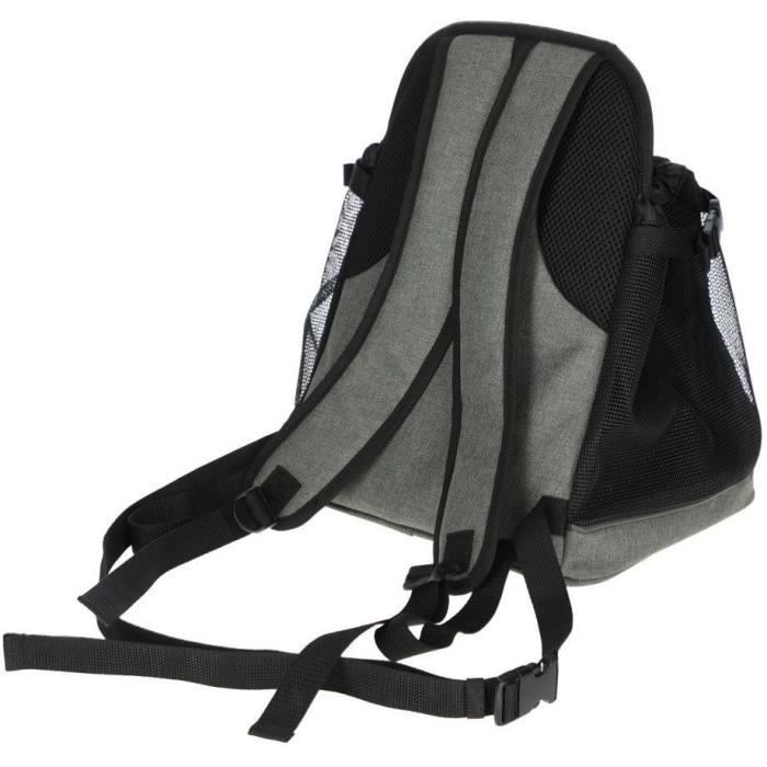 Sac transport avant - KERBL - Vacation - Gris/bleu - 31x24x38 cm - Tissu Oxford résistant