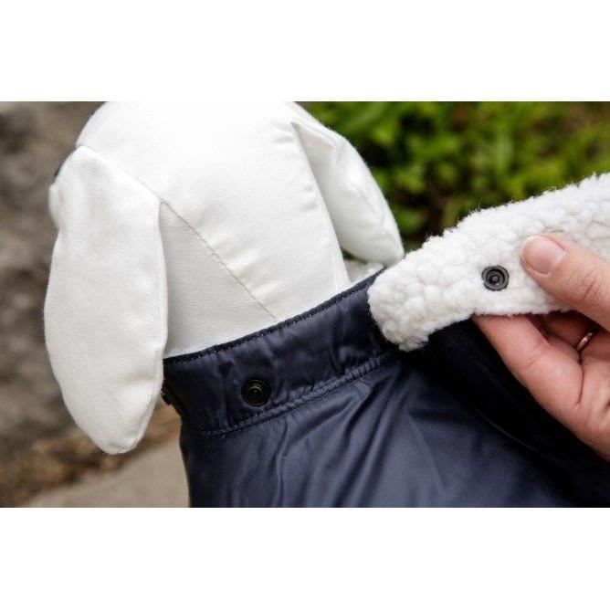 Manteau pour chien - KERBL - TEDDY - 55 cm - Bleu - Imperméable et coupe-vent