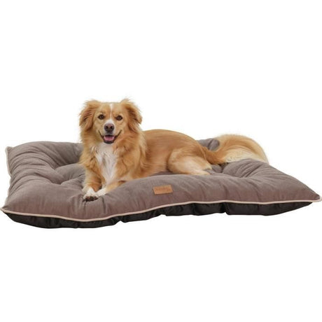 KERBL - Matelas de sol tissu L - 100 x 75 cm - Coussin - BENNO - Marron -