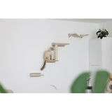 Mur d'escalade pour chat - KERBL - Zugspitze - 5 pieces - Sisal - Tissu rembourré - Intérieur