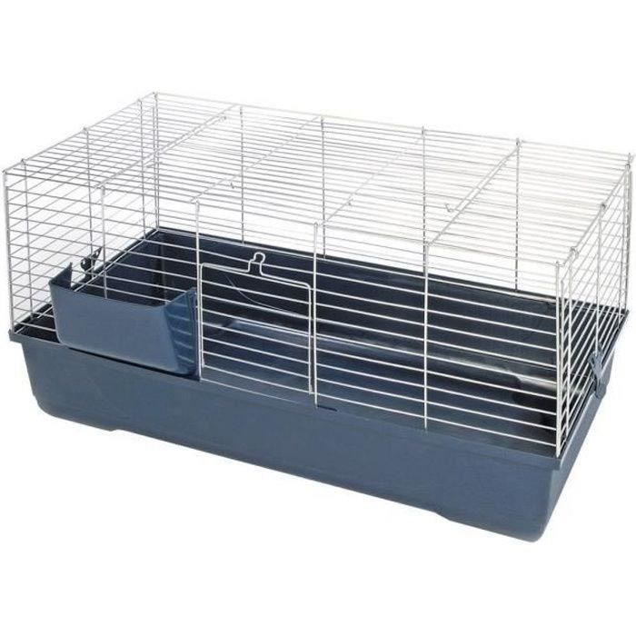 Cage pour rongeurs  80x45x42cm -Baldo -  Avec râtelier - Grille repliable - KERBL