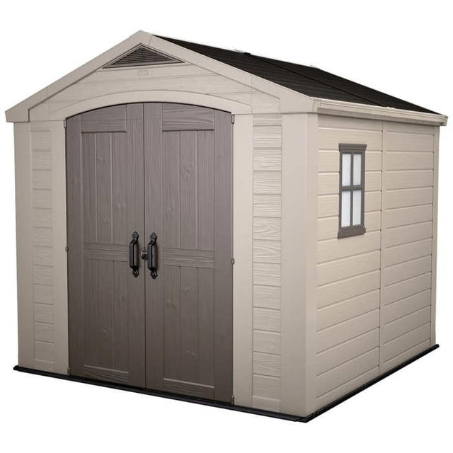 Abri de jardin en résine 6,6 m˛ KETER Sydney 88 Beige et Marron