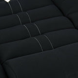 Couvre-siege - KINE TRAVEL - Confort intégral - Noir - Compatible airbags - Mousse haute qualité