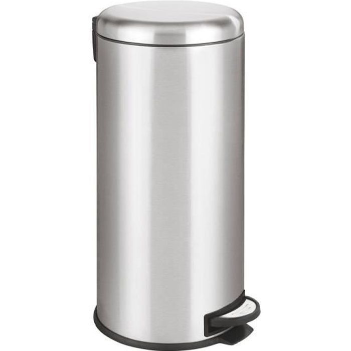 Poubelle de Cuisine a Pédale - URBAN - 30 L - Inox Brossé - Kitchen Move