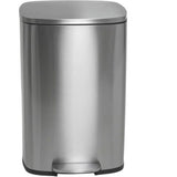 Poubelle de Cuisine a Pédale - ADMIRAL - 50 L - Argent - Kitchen Move