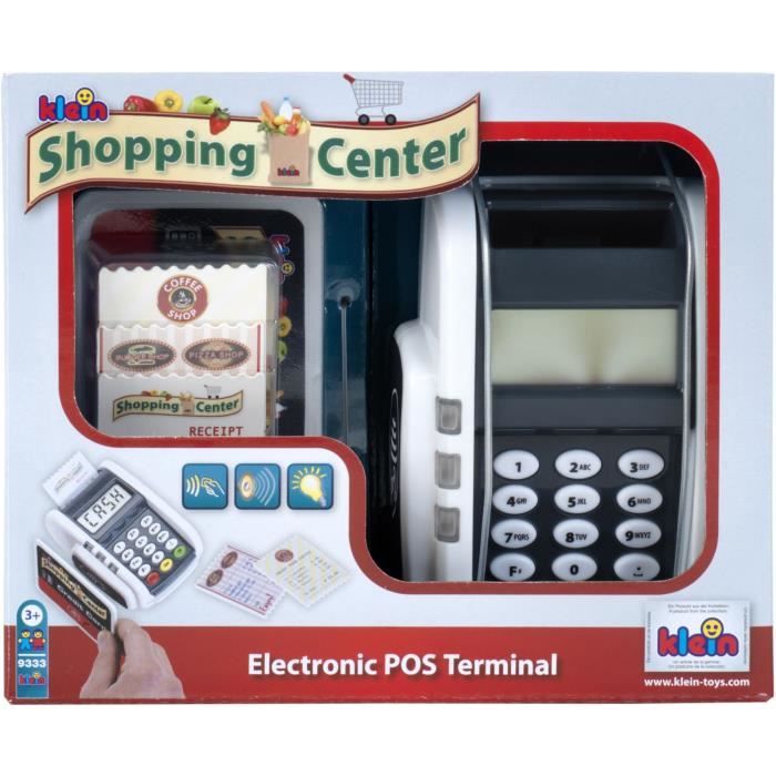 Terminal de paiement électronique avec carte bancaire et tickets de caisse - KLEIN - 9333