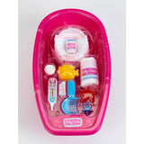 Baignoire Princess Coralie - KLEIN - Grand modele avec accessoires - Rose - Pour enfant des 3 ans