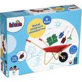 Brouette en métal - KLEIN - 7669 - Avec 3 outils et 1 paire de gants - Des 3 ans