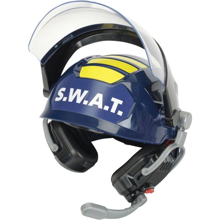 Casque S.W.A.T - KLEIN - 8809 - Visičre escamotable, écouteurs et micros factices - Déguisement policier - Dčs 3 ans