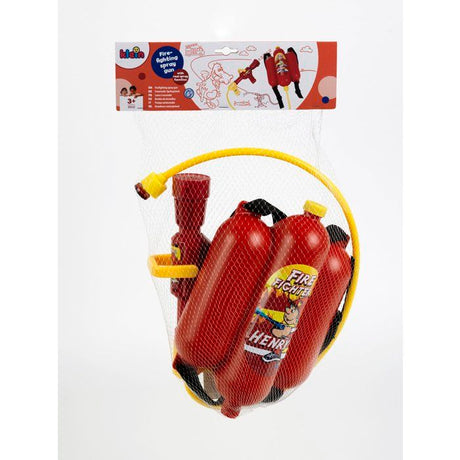 Lance a incendie pour enfant - KLEIN - 8932 - Réservoir dorsal 2L - Jet d'eau