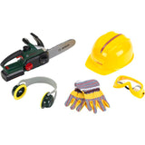KLEIN - Jouet - Set bűcheron Bosch avec tronçonneuse électronique, 5 pieces