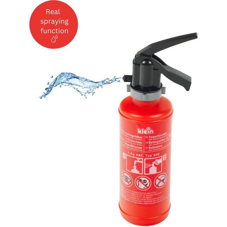 Set de pompier KLEIN avec masque a gaz et 7 pieces