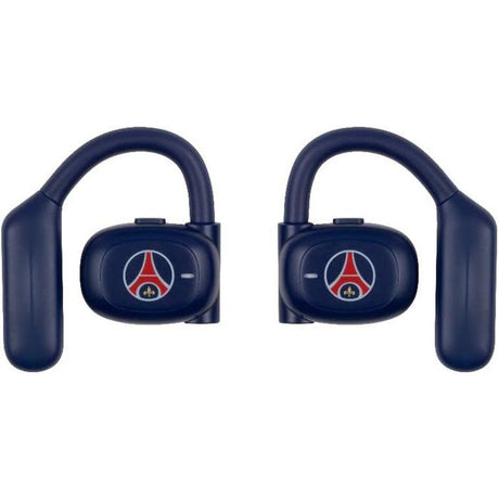 Écouteurs oreillette sport - Sans fil - Konix - PSG - Haut-parleurs 16,2 mm - Portée 10 m - Autonomie 12 h - Bluetooth 5.3 - Bleu