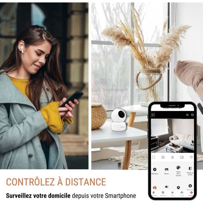 Caméra de surveillance - KONYKS - CAMINI 2 - Intérieur - Motorisée - Wifi - Détéction de mouvements