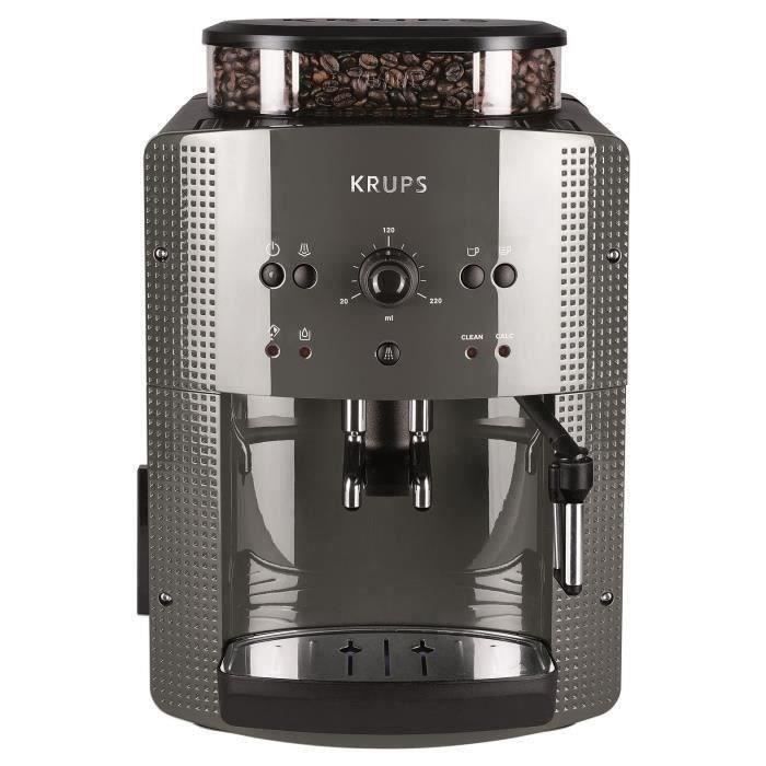 Machine a café a grain KRUPS EA810B70 Essential - Broyeur intégré - 15 bars - Noir