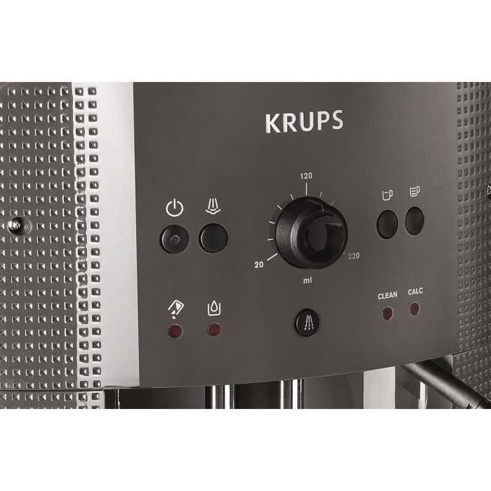 Machine a café a grain KRUPS EA810B70 Essential - Broyeur intégré - 15 bars - Noir