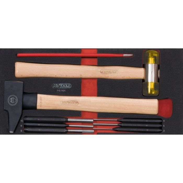 Module - KS TOOLS - 714.0158 - Composition d'outils 3 tiroirs - Pour servante - 158 pieces