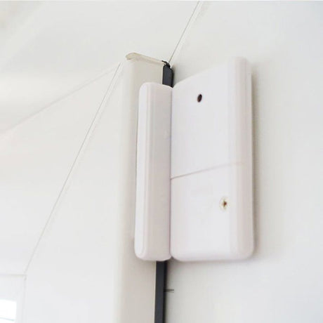 Kit alarme évolutif a détection de mouvement - KYF - 434Mhz - Eclairage d'alerte - 3 détecteurs d'ouverture - 2 télécommandes