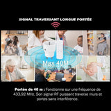 Lot 3 prises intérieur télécommandées - KYF - 2300W - Inclus télécommande
