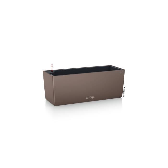 LECHUZA Balconniere Balconera 50 - 50x19 cm - Polypropylene - Marron - Intérieur & extérieur