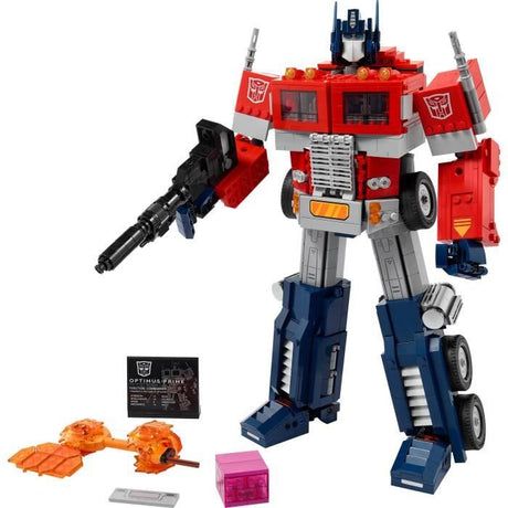 LEGO Icons™ 10302 Transformers Optimus Prime, Figurine Autobot Robot, Maquette Camion, Adulte