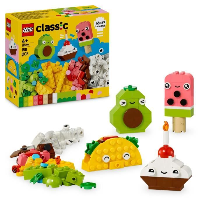 LEGO Classic 11039 Les aliments créatifs - Jouet de construction pour enfants des 4 ans