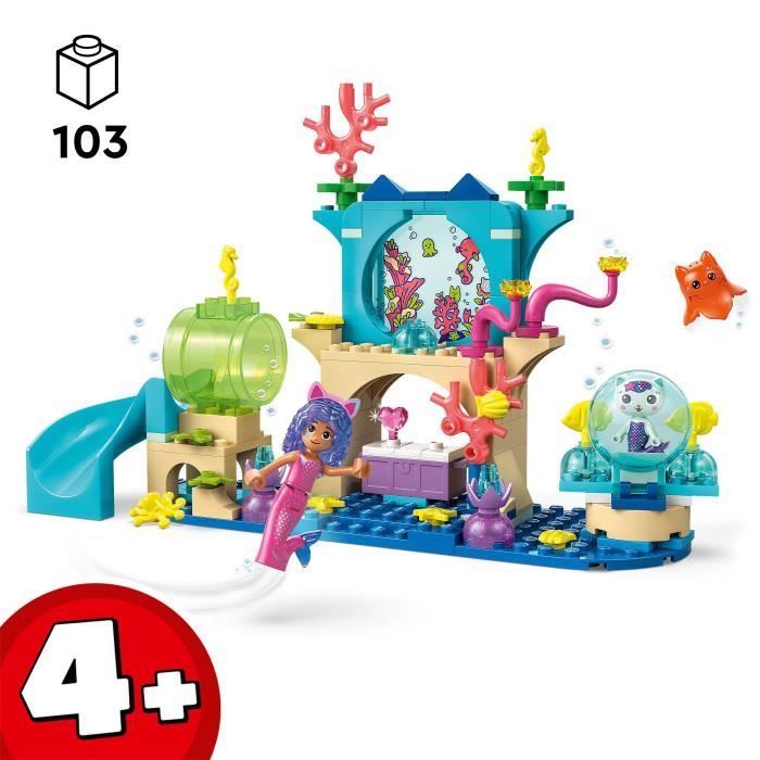 LEGO Gabby et la Maison Magique 11204 Les Aventures Aquatiques de Gabby-Sirene - Jeu 4 ans