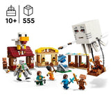 LEGO Minecraft 21273 Les Ghasts a l'Attaque du Village - Jeu pour garçon des 10 ans