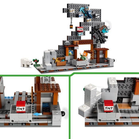LEGO Minecraft 21277 La Mine En Forme De Pioche - Jeu De Construction Pour Garçon 8 Ans