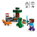 LEGO Minecraft 21583 Les Aventures de Steve dans la Taiga - Jeu Garçon ou Fille des 6 ans