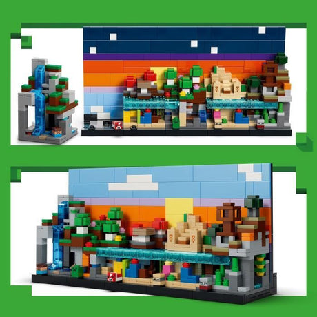 LEGO Minecraft 21589 Mini Biomes - Jouet de Construction pour Garçon ou Fille des 12 ans