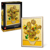 LEGO Art 31215 Vincent van Gogh – Les Tournesols - Tableau mural, Construction pour adulte