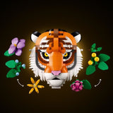 LEGO Art 31217 La Collection Faune – Le Tigre - Set Adulte - Décoration Murale Avec Fleurs