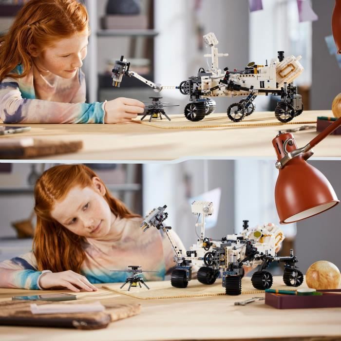 LEGO Technic 42158 NASA Mars Rover Perseverance, Jouet Découverte de l'Espace, avec AR App