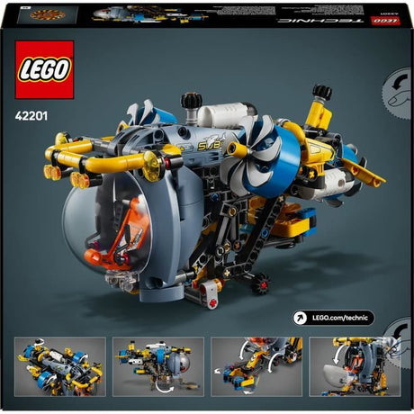 LEGO Technic 42201 Le sous marin de recherche en haute mer - Jeu de construction des 9 ans
