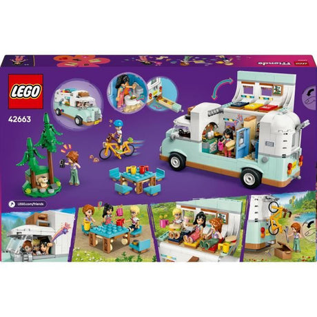 LEGO Friends 42663 Camping-car de l'amitié - Jouet de construction pour enfants des 7 ans