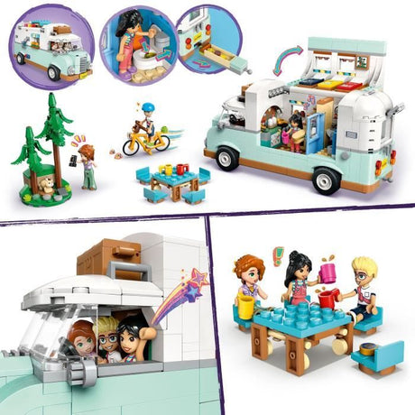 LEGO Friends 42663 Camping-car de l'amitié - Jouet de construction pour enfants des 7 ans
