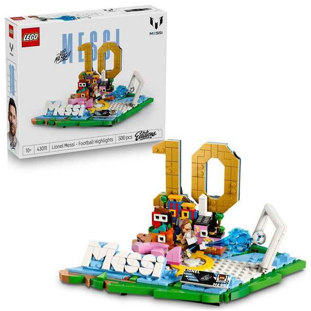 LEGO Editions 43011 Lionel Messi – Best Of - Jeu 10 ans - Décoration de Chambre d'Enfant