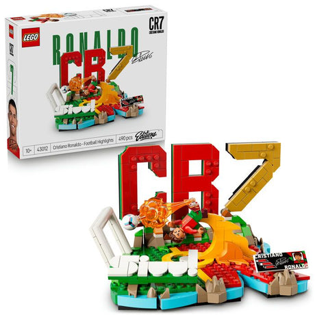 LEGO Editions 43012 Cristiano Ronaldo – Best Of - Jeu des 10 ans - Décoration de Chambre