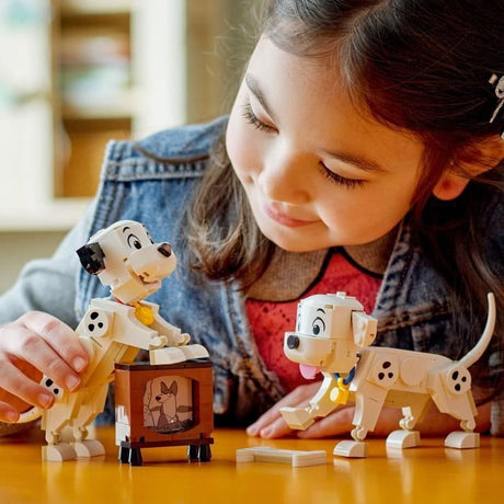 LEGO | Disney 43271 Lucky et Penny, les Chiots des 101 Dalmatiens - Jeu des 6 ans