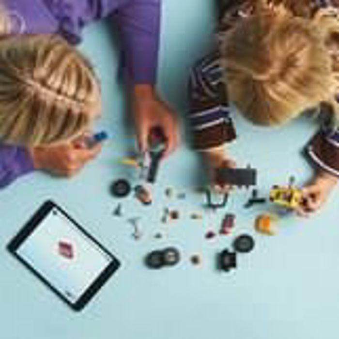 LEGO City 60450 La chargeuse de chantier jaune - Jeu de construction pour enfants 4 ans