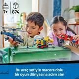 LEGO City 60462 Hélicoptere, camion de pompiers et sous marin modulable - Jouet des 7 ans